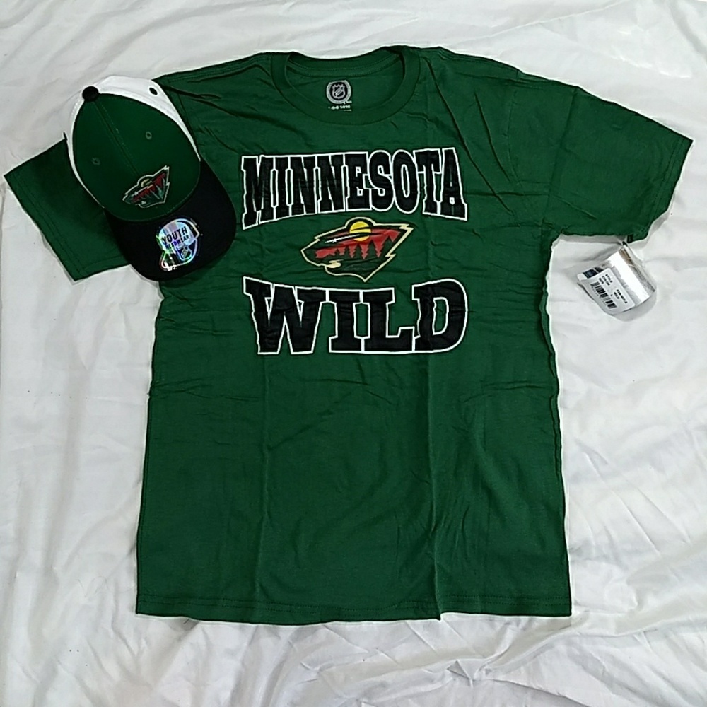 NHL Minnesota Wild Youth Hat & Shirt Set